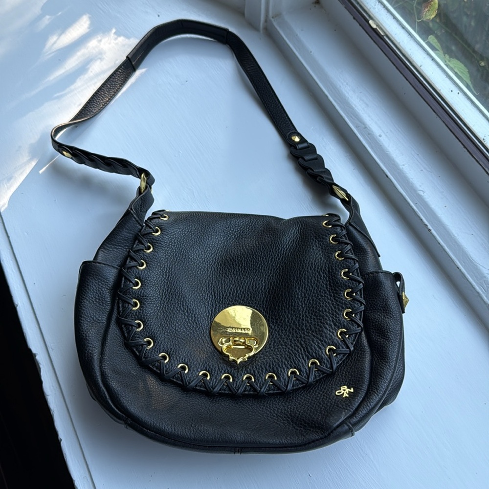 orYANY Pebbled Leather Saddlebag